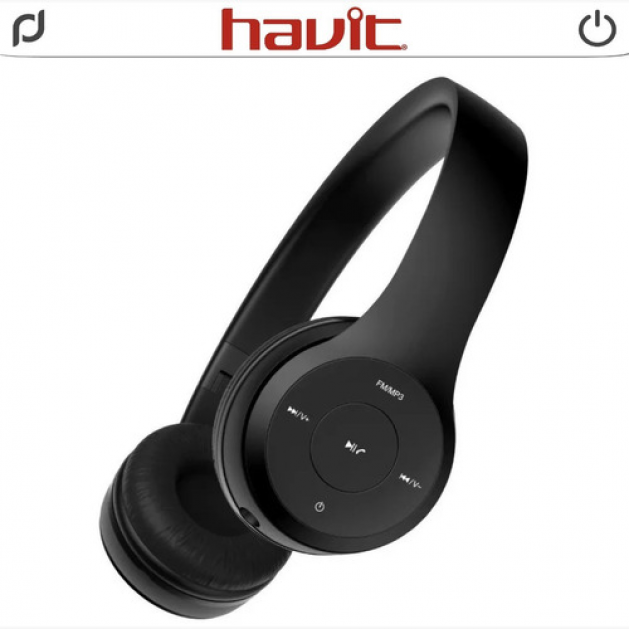 Aud fonos bluetooth marca havit modelo H2575BT color negro